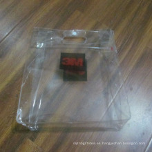 Bolsos impermeables transparentes transparentes del viaje del Pvc con cremallera
